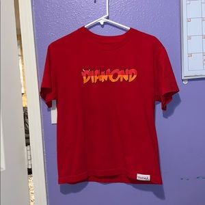 red diamond shirt